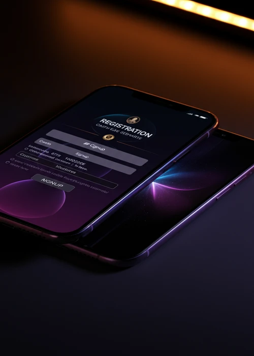 Formulaire d'inscription sécurisé du casino Monsterwin avec les champs pour l'email et le mot de passe, prêt à démarrer le jeu.